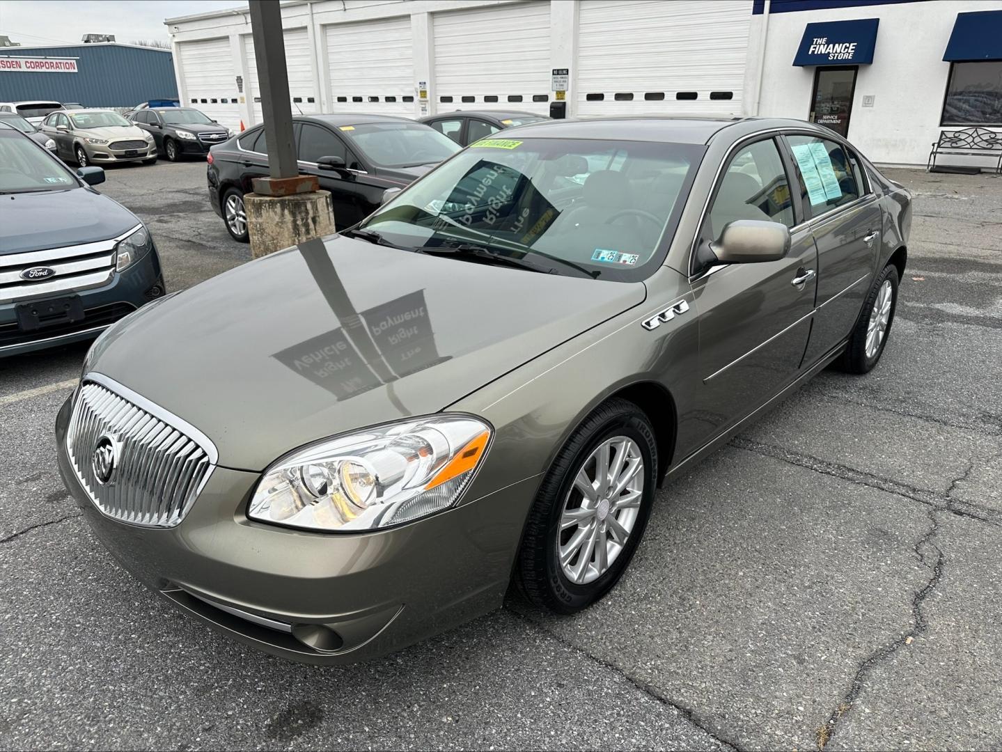 2011 GOLD Buick Lucerne CXL (1G4HC5EM6BU) with an 3.9L V6 OHV 12V engine, 4-Speed Automatic transmission, located at 1254 Manheim Pike, Lancaster, PA, 17601, (717) 393-9133, 40.062870, -76.323273 - Photo#0